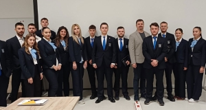 ПОСЕТА НА СТУДЕНТИТЕ ОД ПРВА ГОДИНА НА ФАКУЛТЕТОТ ЗА МЕНАЏМЕНТ НА ЧОВЕЧКИ РЕСУРСИ ПРИ УНИВЕРЗИТЕТОТ СКОПЈЕ НА МИНИСТЕРСТВОТО ЗА ЕВРОПСКИ ПРАШАЊА